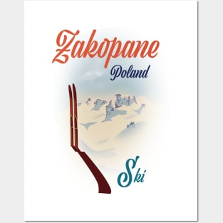 Zakopane Poland ski Posters and Art